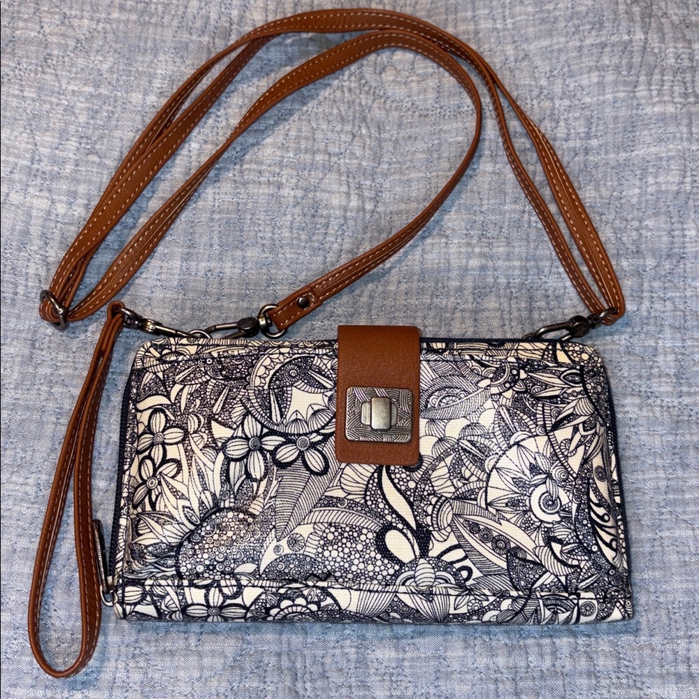 Sakroots Coated Canvas Smartphone Wristlet/Crossbody Bag - Picture 2 of 8
